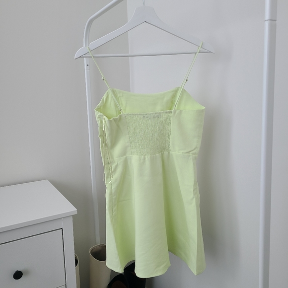 ZARA Linen Blend Romper - Picture 4 of 6